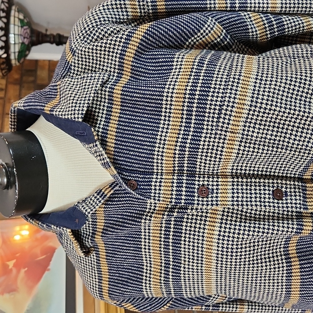 Pendleton Button Front 100% Virgin Wool Long Slee… - image 1